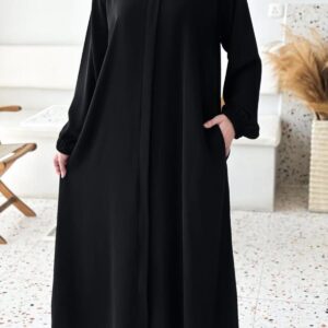عباية بسحاب وجيوب